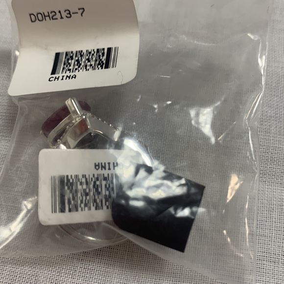 NWT JTV JASPER PEAR SHAPED GEMSTONE RING SIZE 7 - Picture 6 of 6